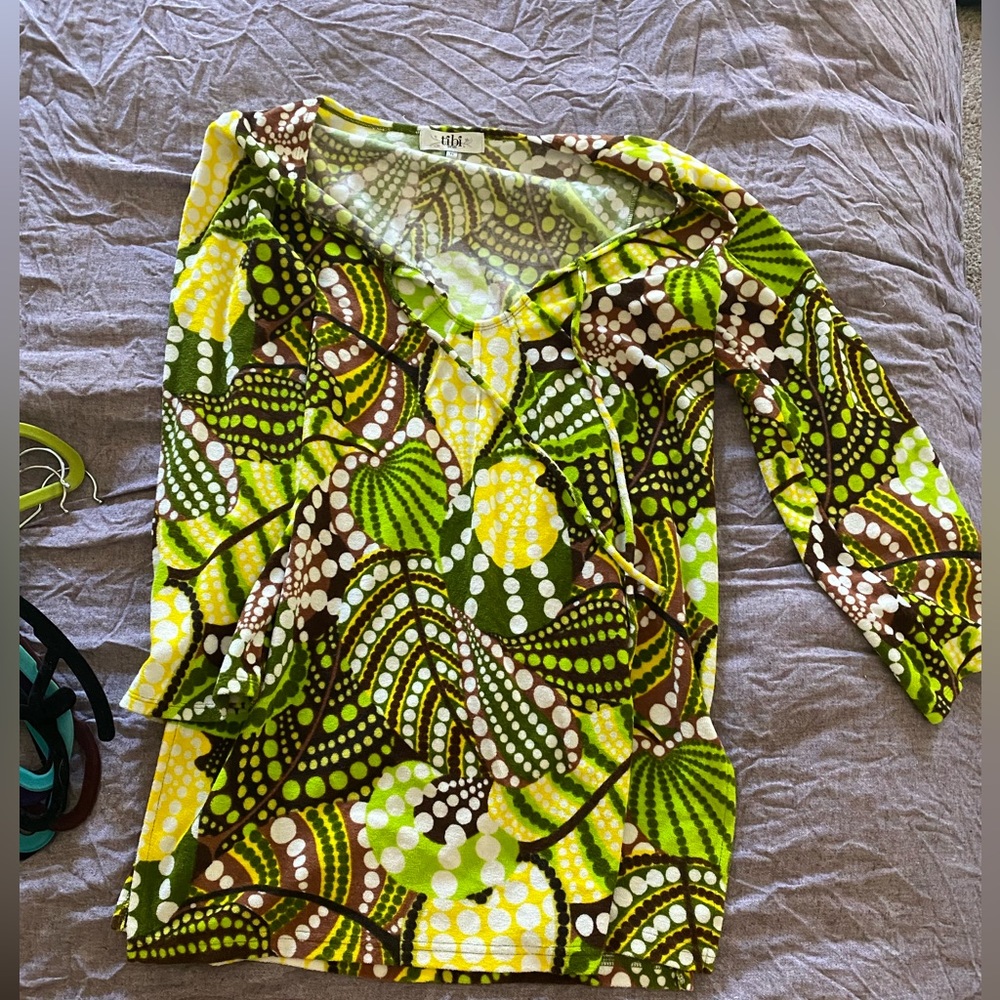 Retro beach cover up. Tibi